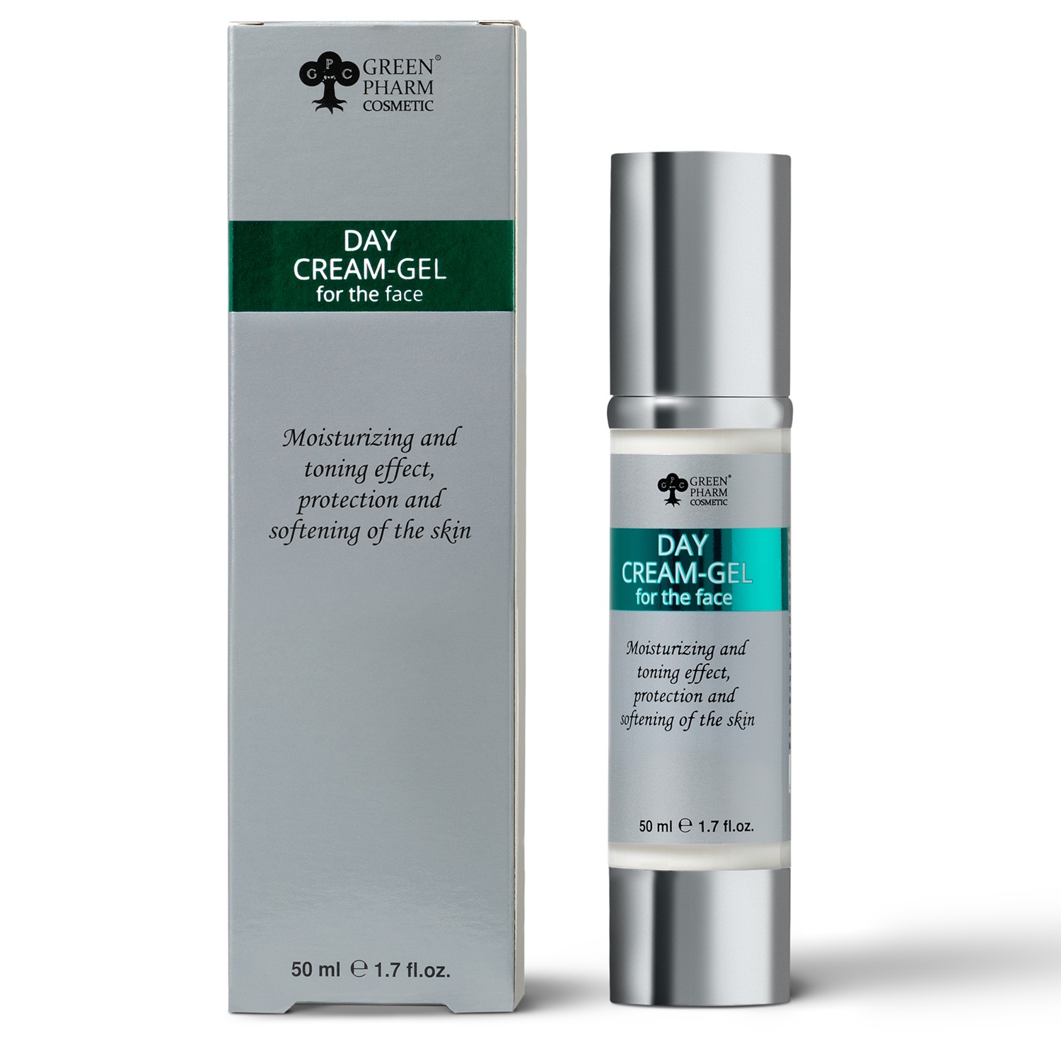 Crema de gel de día facial, 50 ml