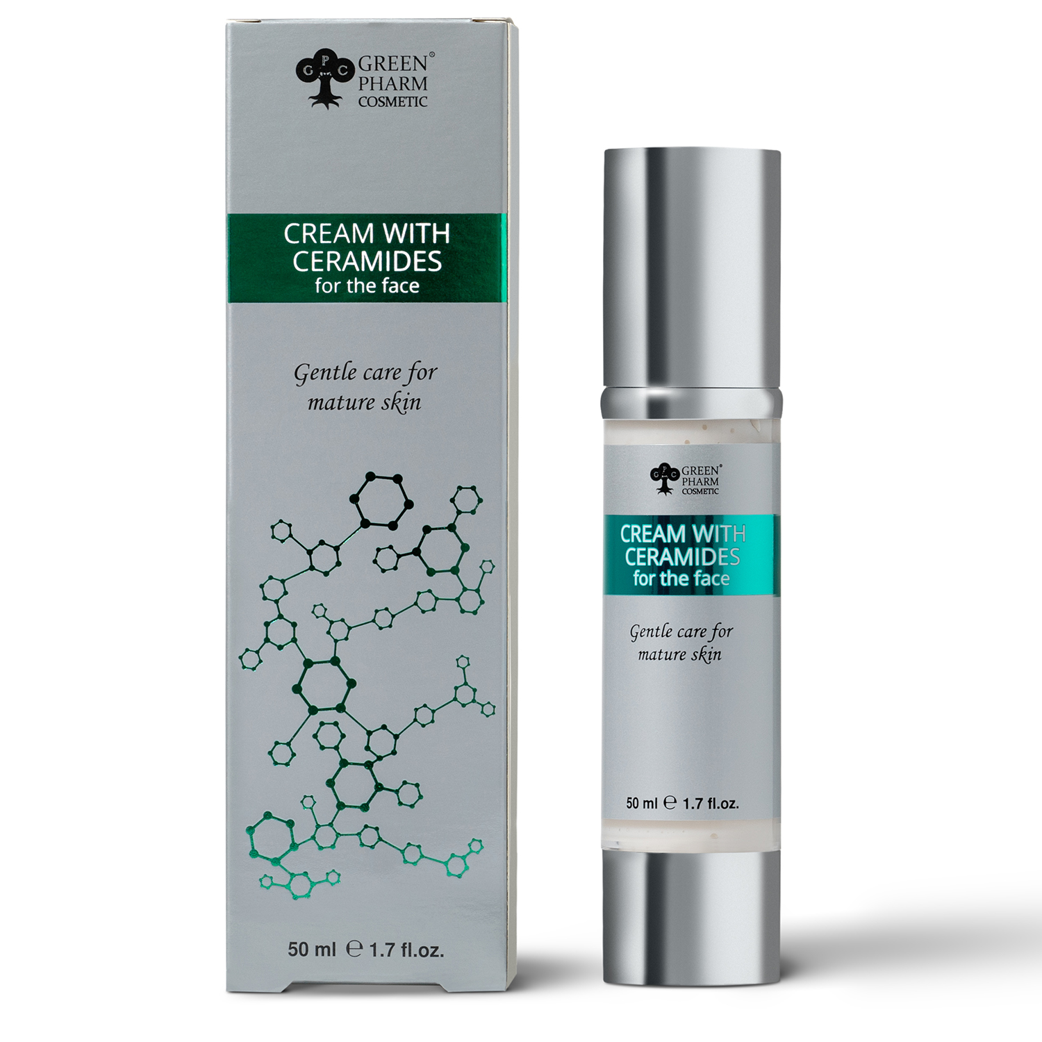 Crema con ceramidas facial, 50 ml